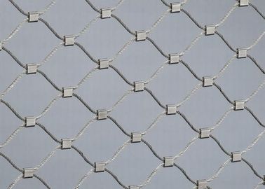 Anti Corrosive Balustrade Wire Mesh 1.2mm-3.2mm Wire Diameter For Sightseeing Platforms