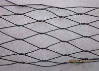 Durable Woven Rope Mesh , Flexible Stainless Steel Bird Netting CE Certificated