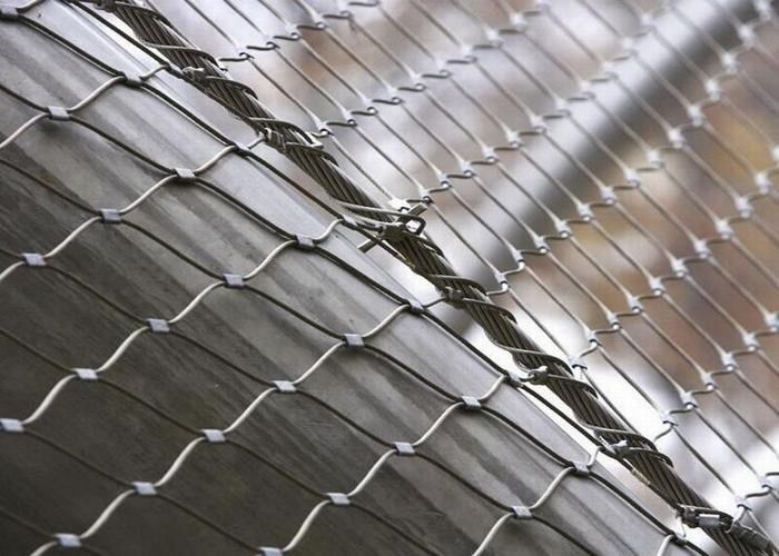 High Toughness Decorative Wire Rope Mesh Stainless Steel Material For Railing Infill